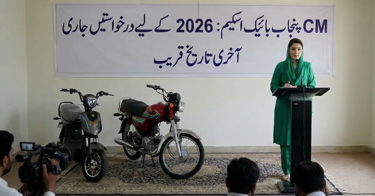 CM Punjab Bike Scheme 2026 Deadline Announced - Apply Now for Interest-Free Bikes