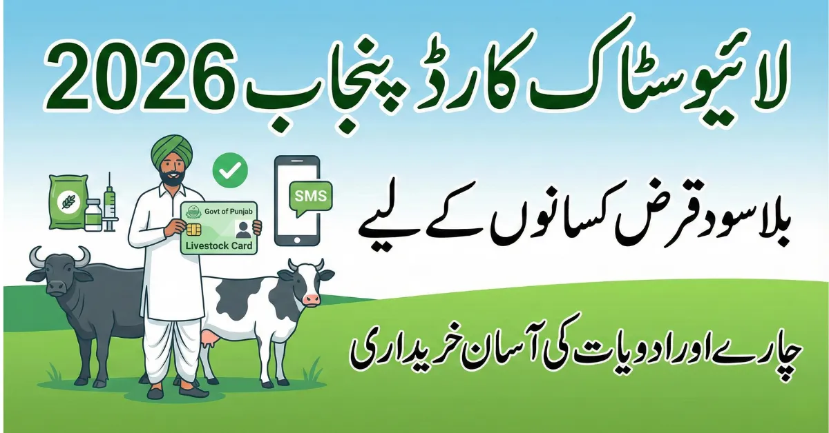Livestock Card Punjab 2026 How to Apply & Check Status Online Today