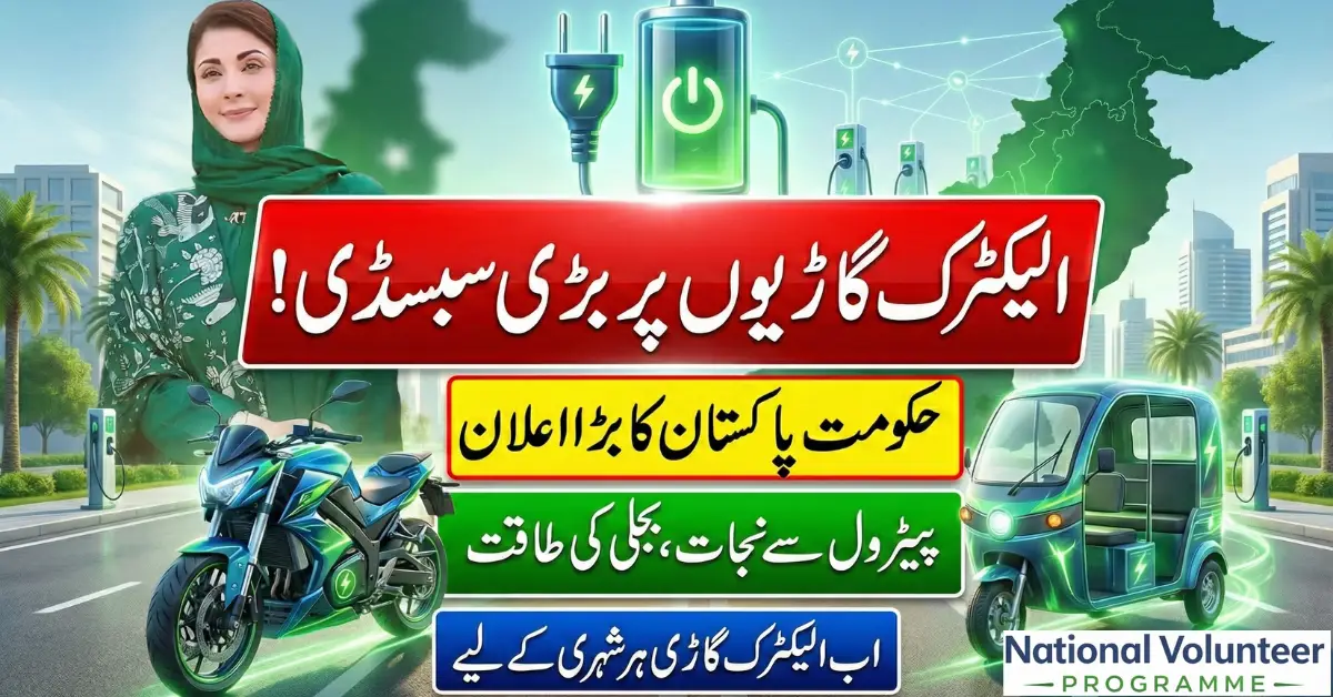 New Energy Vehicle Policy Pakistan Big EV Subsidies & How to Apply Now