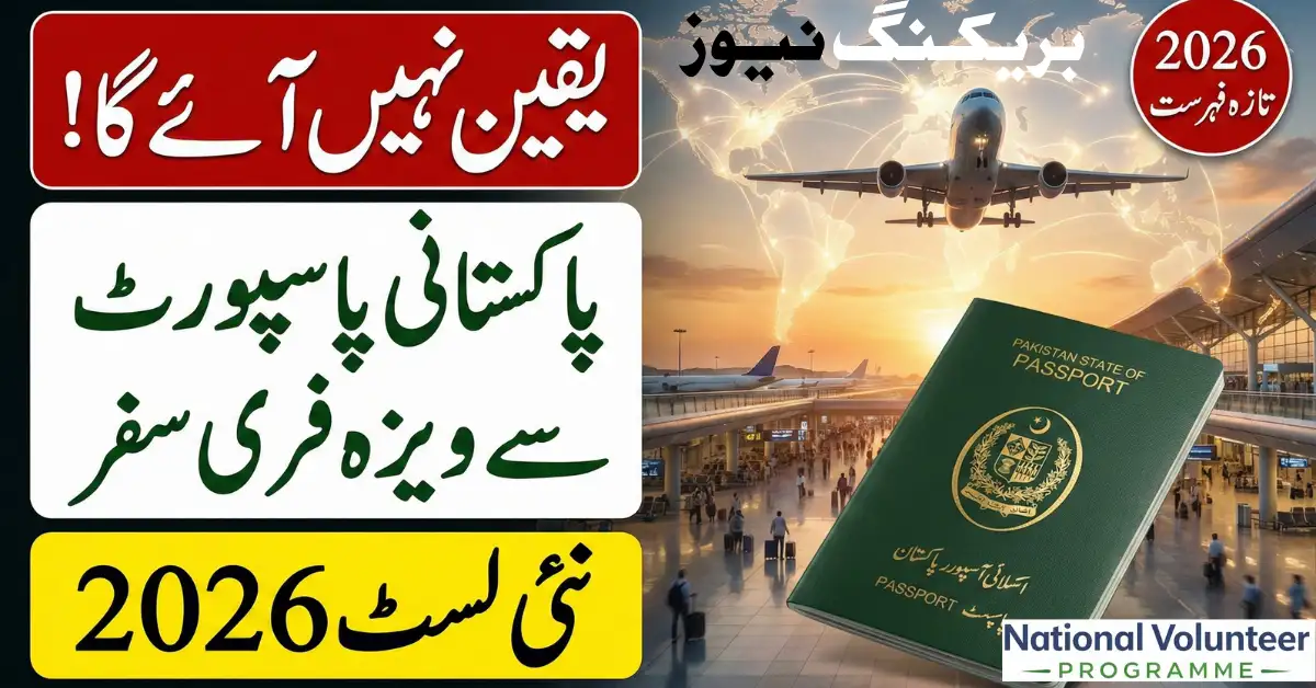 Pakistan Passport VOA & Visa-Free Countries 2026 You Can Visit