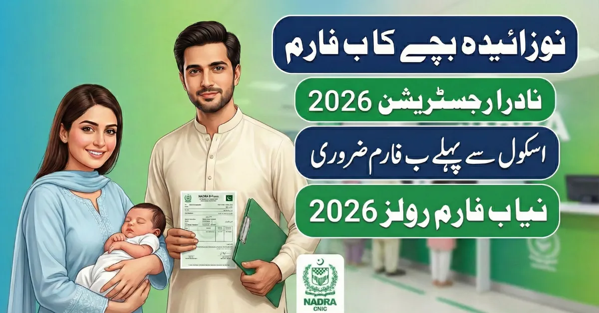 Parents Alert NADRA B-Form for Newborn Is Essential in 2026