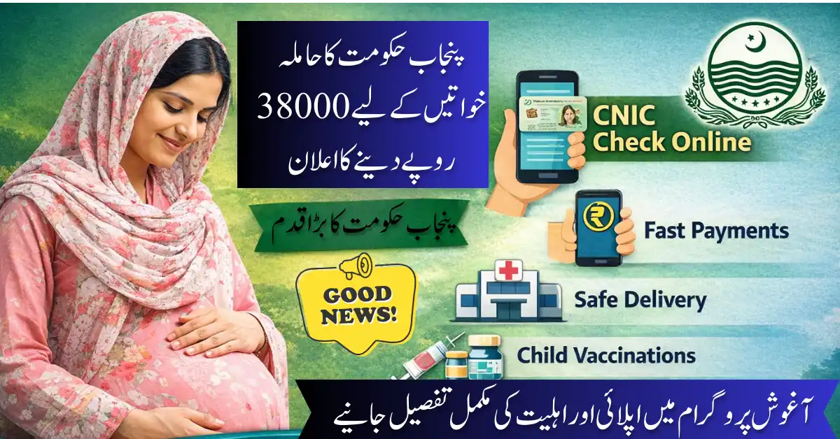 Punjab Aghosh Program 2026 How to Check CNIC Status & Get Rs. 38,000
